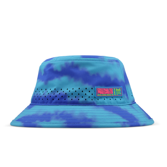 Caddy Neon Tie Dye Hydro - Electric Blue